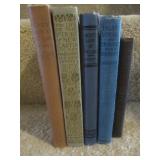 5 ANTIQUE BOOKS EDWIN GINN SCOTT MOODY CHARLES E. MERRILL CO. THE MACMILLAN CO. PLEASE PREVIEW