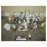 UNIQUE COLLECTION OF DR. THEME PORCELAIN FIGURINES. A MIXTURE OF CHINA AND JAPAN MUST PREVIEW