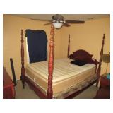 ORNITE MAHOGANY BED FRAME QUEEN SIZE
