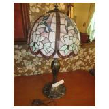 RETRO STAINED GLASS TIFFANY STYLE TABLE LAMP