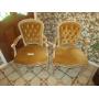 PAIR OF FRENCH STYLE REVIVAL CHAIRS REUPHOLSTERED SMOKE FREE