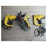 DEWALT 5" DISC SANDER MODEL# DWE6401DS ANS 2 DEWALT 5-IN-1 MULTI-TACKER AND BRAD NAILER