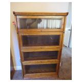 EXECUTIVE/ATTORNEY 5 SHELF OAK BOOKCASE MEASURES 36” X 13” X 74”