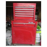 CRAFTSMAN SIX DRAWER ADDITIONAL STORAGE TOOL CHEST ROLLAWAY