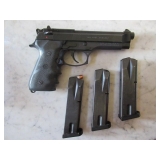 BERETTA MODEL 96 PISTOL .40 CALIBER S&W WITH 3 CLIPS