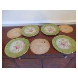 TIFFANY AND COMPANY NEW YORK CHINA PLATES MADE BY CAULDON CHINA ENGLAND