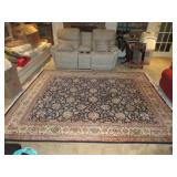 VINTAGE AREA RUG WELL-MAINTAINED SMOKE FREE ENVIRONMENT MEASURES 119” X 94”