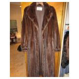 VINTAGE MINK COAT FASHION FURS MADE BY B. MARTINS TX WELL MAINTAINED SMOKE-FREE