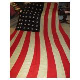 VINTAGE 48TH STATE DOUBLE WARP EXTRA FINE AMERICAN FLAG 8