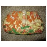 VINTAGE SATIN PURSE WITH JADE CLASP