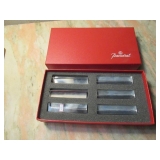6 PIECE VINTAGE BACCARAT CRYSTAL KNIFE RESTS