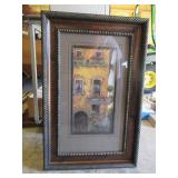 CONTEMPORARY WALL ART THAT MEASURES 34" X 23"