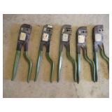 ASSORTED THOMAS AND BETTS AIRCRAFT TOOLS