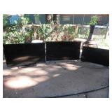 TOSHIBA 55" LED LCD TV MODEL 55C350KU, EMERSON 50" LED LCD TV MODEL LF501EM5F AND INSINIA 43" LED LC