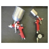 TWO PROFESSIONAL HVLP SPRAY GUNS