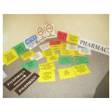 ASSORTMENT OF BUSINESS SIGNS