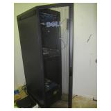 DELL SERVER CABINET POWEREDGE R320 R210 CISCO ROUTER YEASTAR ROUTER TRENDNET TC-P48C5E APC TRIPPLITE
