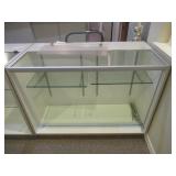 GLASS DISPLAY CASE THAT MEASURES 48” X 24” X 35”