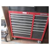 CRAFTSMAN ROLLAWAY TOOL CHEST WITHOUT CONTENTS MEASURES 41” X 18” X 41”