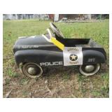 VINTAGE GEARBOX POLICE HIGHWAY PATROL PEDAL CAR