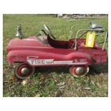 VINTAGE GEARBOX FIRE DEPARTMENT, JET FLOW DRIVE PEDAL CAR