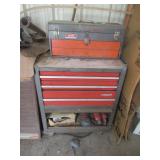 TWO VINTAGE TOOLBOXES WITH CONTENTS, ONE CRAFTSMAN THE OTHER TRUETEST
