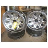 4 MATCHING CHROME GMC RIMS