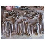 TOOLS AS PICTURED WRENCHES, RATCHETS, VICE GRIPS, CHANNEL LOCKS, CUTTERS, ETC.