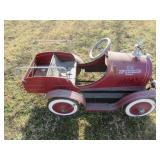 VINTAGE CITY FIRE DEPARTMENT PEDAL CAR