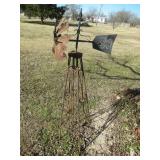 VINTAGE METAL, IRON, WINDMILL / YARD ART