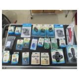 GENEROUS QUANTITY OF WALKING CANE ACCESSORIES ASSORTED