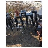Metal bar stools 
