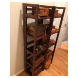 Wood jewelry box collection