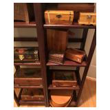 Wood jewelry box collection