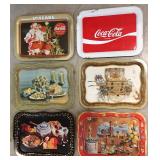Coca Cola Metal Serving Trays