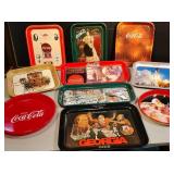 Lots of Metal Coke Trays