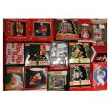 Coke Santa Christmas Ornaments