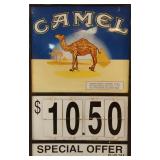 Camel Cigarette Sign