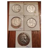 Franklin Silver Half Dollars