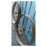 Antique Farm Wagon Wheels - Tools