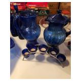 Mexican Hand Blown Cobalt Glass