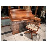 Rolltop Desk W/ Chair