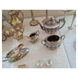 IMPORNT ATL ESTATE TWO HEAVY STERLING COFFEE TEA SET, DIAMOND LADIES MENS WATCHS, VINTAGE JEWELRY,