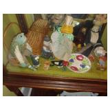 IMPORTANT GRAYSON ESTATE 100 LONGABERGER BASKETS, P. BUCKLEY MOSS ART, RARE DISNEY FIGURES