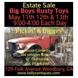 BIG BOY'S RUSTY TOY'S - Old Military Jeeps, House Contents & More!