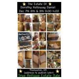 The Estate Of Dorothy Holloway Daniel True Antique Treasure Trove!