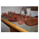 PINK DEPRESSION GLASS