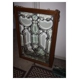 VINTAGE LEAD GLASS WINDOW