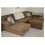 Micro Suede Sectional