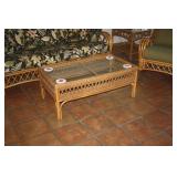 RATTAN COFFEE TABLE